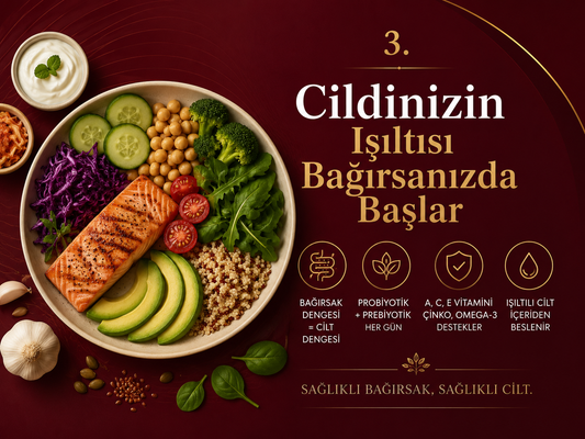 Cildinizin Işıltısı Bağırsağınızda Başlar