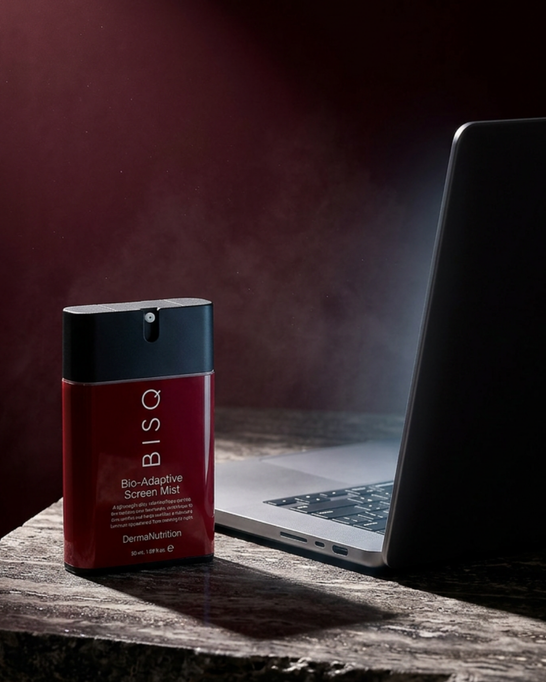 BISQ Bio-Adaptive Screen Mist — HA-4 Kompleks | Kakao Polifenol | DermaNutrition Nem Koruma Misti | 50 mL
