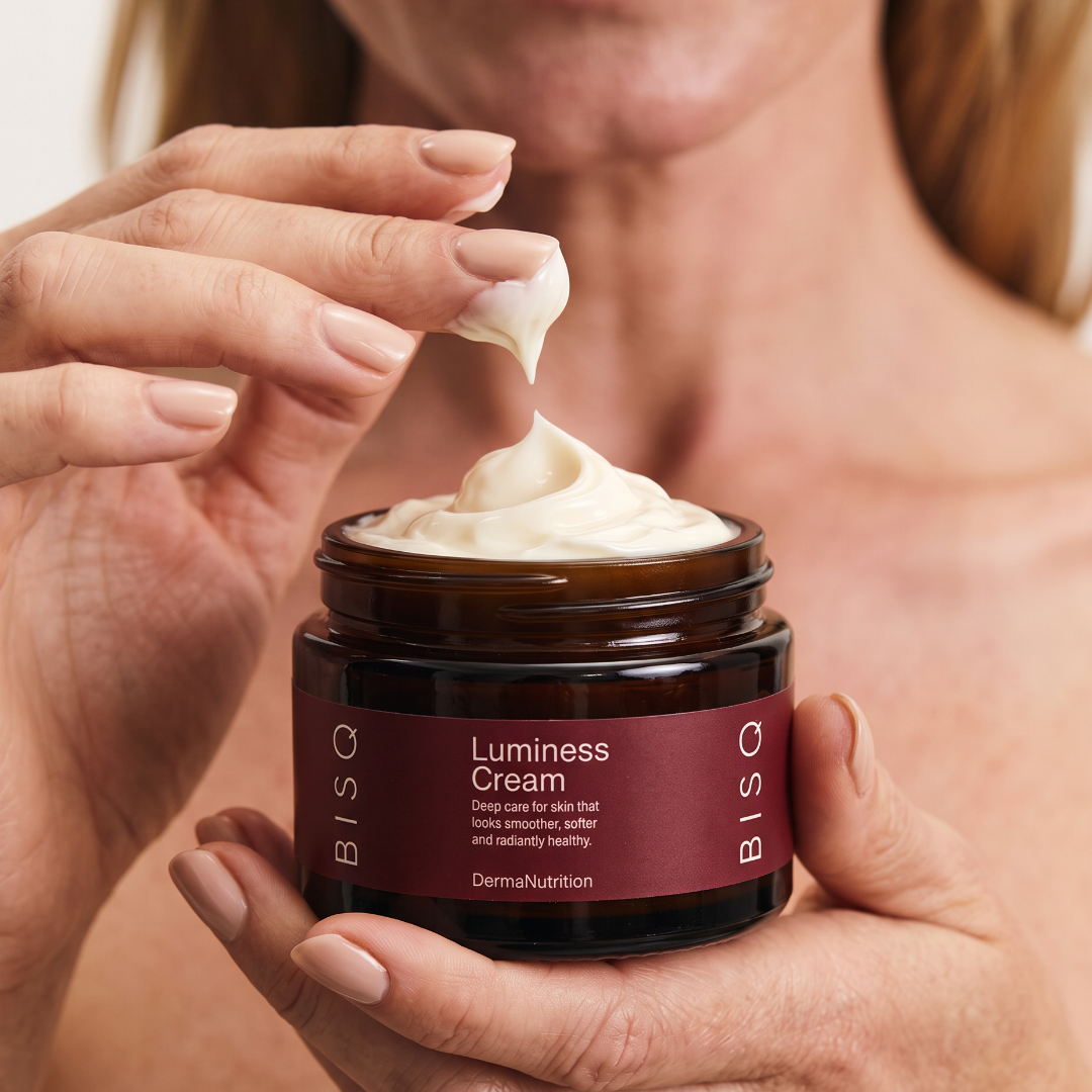 BISQ Luminess Cream — HA-4 Kompleks | Seramid NP | Çarkıfelek Yağı | DermaNutrition 40+ Günlük Bakım Kremi | 50 mL
